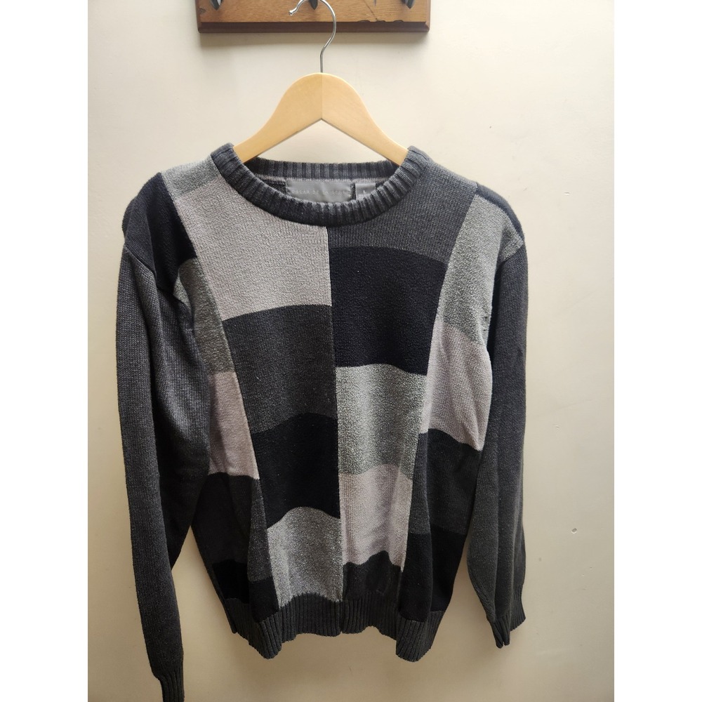 Oscar de la Renta Men's Patchwork Sweater‎ Size Large